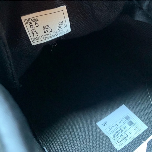 VANS OLD SKOOL SHOE Black/white size M 8.5 - Picture 5 of 8